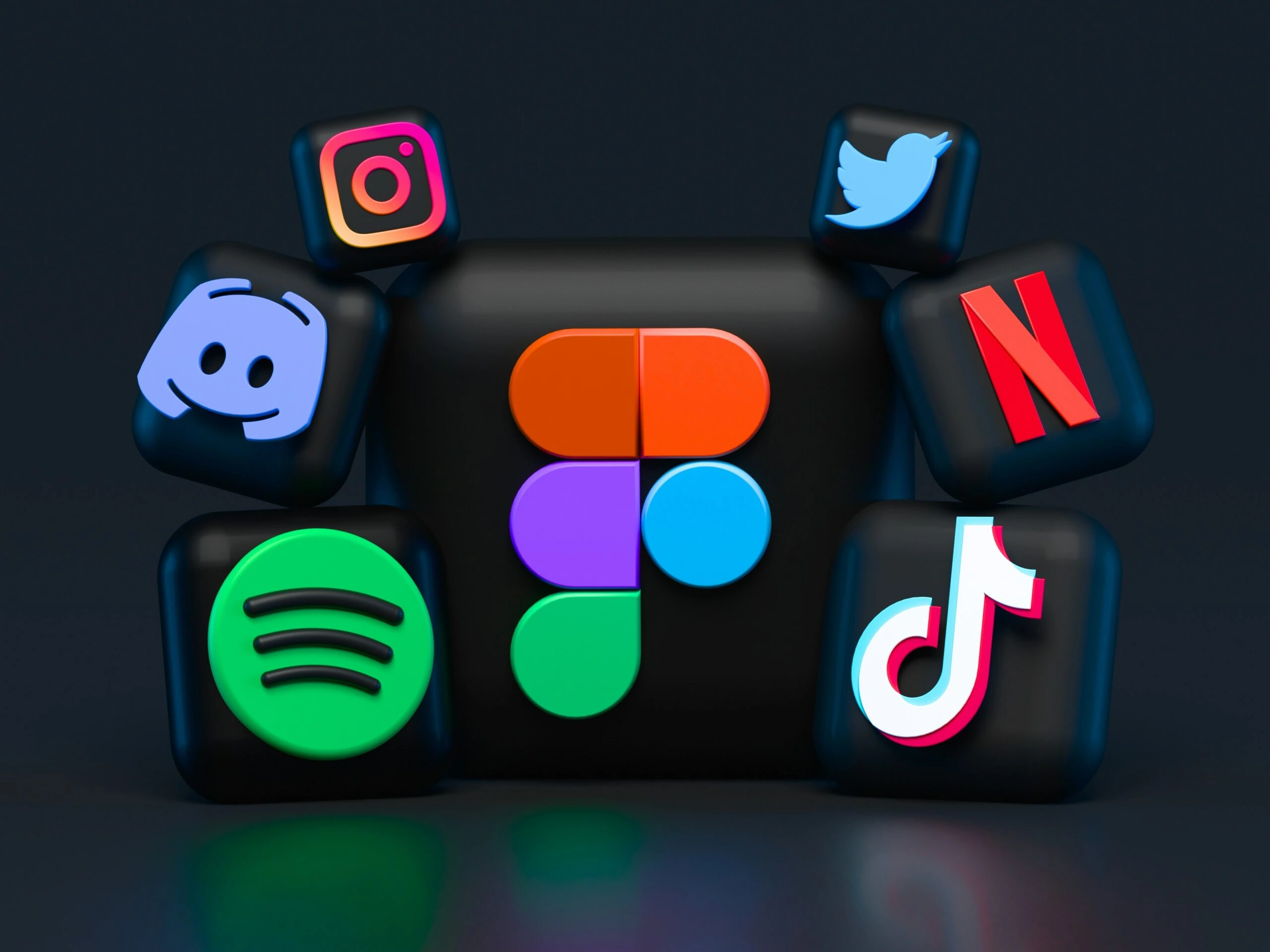 icons - of- instagram -tiktok -discord -spotify-netflix